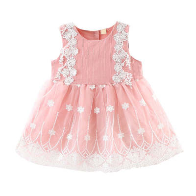 

Baby Girl Dress Summer Short Sleeve Kid Clothes Dress For Girl Dot Print Lovely Kids Girl Dresses Princess