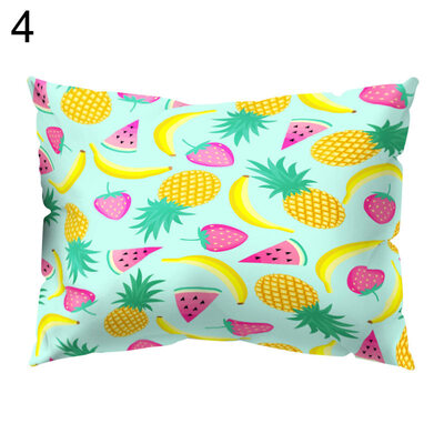 

Colorful Fruit Printed Throw Pillow Case Sofa Bed Cushion Cover Home Decor