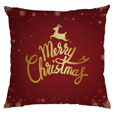 

Tailored Christmas Pillow Cover Pillowcases Decorative Sofa Cushion Cover 45x45cm