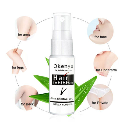 

Organic Herbal Permanent Hair Growth Inhibitor Repair Nourish Smooth Body Hair Removal Spray for Private Part Leg Facial Hair
