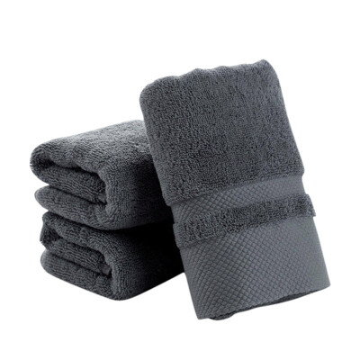 

Bathroom High Quality 100 Cotton Solid Face Towel Bath Towel For Adults Fast Drying Soft Water Absorption Towel