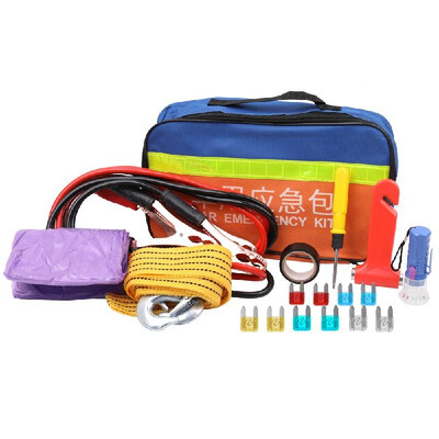 

Portable Lightweight Set Use Rescue Vehicle 9PCS Fuse Emergency Hammer Trailer Rope Car Emergency Kit