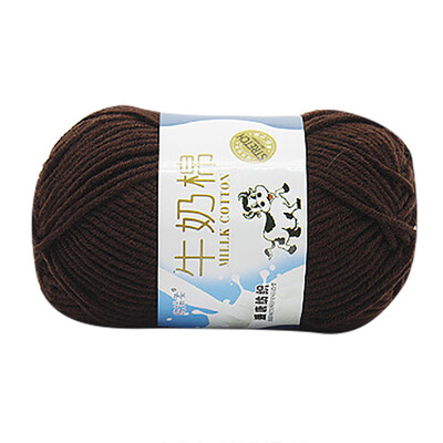 

Gobestart SALE LOT of 1PC 50g NEW Chunky Colorful Hand Knitting Scores Milk Cotton