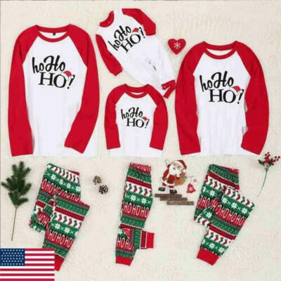 

Christmas Xmas Kids Adults Family Matching Set Sleepwear Pajamas Pyjamas Costume