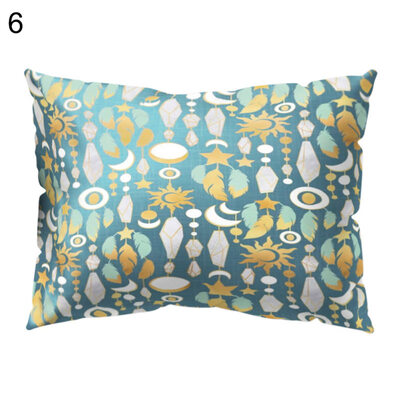 

Flower Leaf Bird Cube Plaid Pillow Case Cushion Cover Sofa Bed Car Cafe Decor