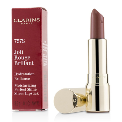 

CLARINS - Joli Rouge Brillant Moisturizing Perfect Shine Sheer Lipstick - 757S Nude Brick 35g01oz