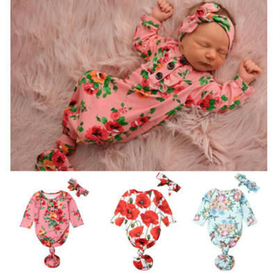 

Newborn Baby Floral Swaddle Wrap Swaddling Blanket Sleeping Sack Bag Outfit