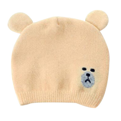 

Cute Bear Toddler Kids & Baby Beanie Hat Crochet Knitted Winter Warm Hats Newborn Photography Pprops Accessories
