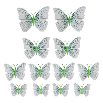 

12Pcs Wall Stickers Colorful PVC Butterfly Shape Wall Decal Sticker Home Living Room Nursery Refrigerator Stickers DIY Art Decorat