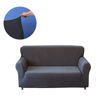 

Universal Polyester Spandex Stretchable Sofa Cover Strapless Slipcover Removable Washable Covering Mat Furniture Protector for 3