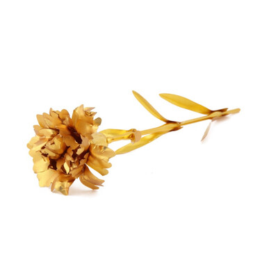 

Artificial Flowers 24K Foil Gold Plated Long Stem Rose Flower Fake Flowers Anniversary Birthday Gift Valentines Day Gift