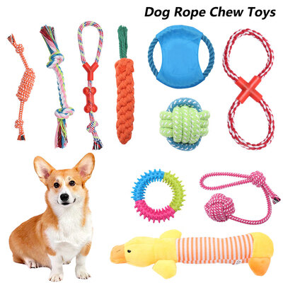 

Pet Dog Rope Toy Interactive Toy For Large Dog Rope Ball Chew Toy Teeth Cleaning Pet Toy For Small Medium Dogs Pet Products