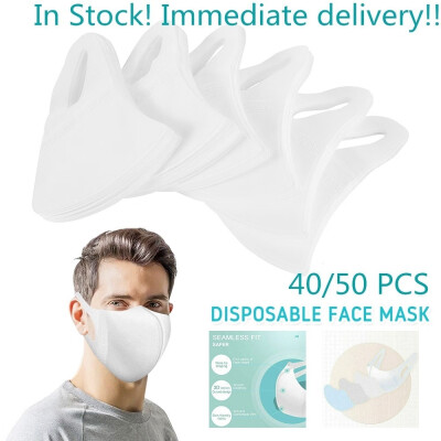 

50PCS Mask Mouth Face Mask Anti Dust Anti-virus Cotton Filter Mouth Masks Cover Anti Fog Haze N95 Masks Surgica