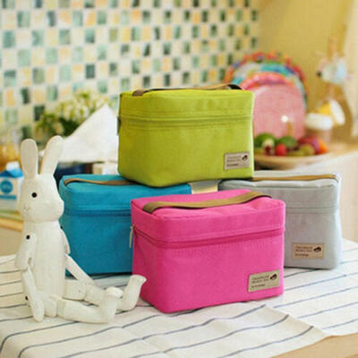 

Portable Thermal Insulated Lunch Box Storage Bag Waterproof Picnic Carry Tote w