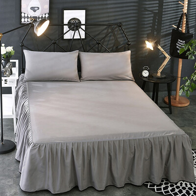 

The New Practical Grey White SingleDouble Size Bed Sheet Bedding Home Bedspread