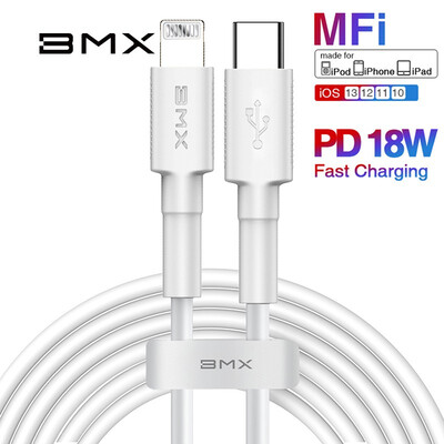 

Baseus Type-C to iP 18W PD fast charging MFi official certification data cable for iPhone 11AirpodsiPad