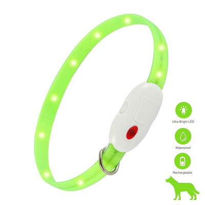 

Dogs LED Light Collar Dog Collar Luminous USB Rechargeable LED Collar
