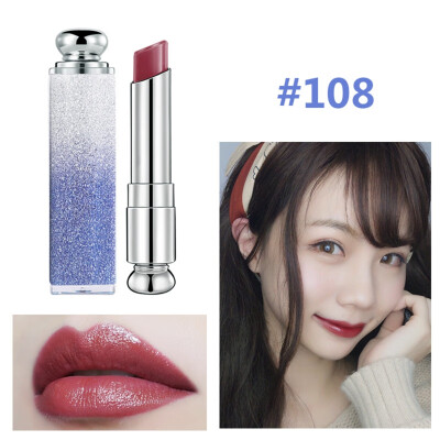 

rainbow flash glitter tube matte nude lipstick moisturizing long lasting sexy red pink lipstick pencil