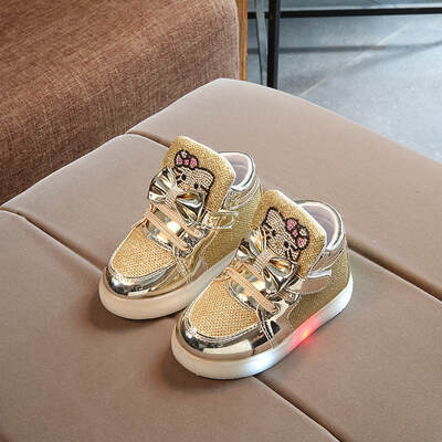 

Kids Shoes Children Luminous Boys Running Girls Shoes Baby Flashing Lights Fashion Sneakers Toddler Kids LED Sneaker