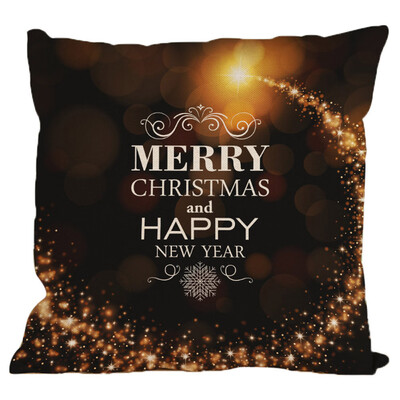 

Tailored New Christmas Cotton Linen Pillow Case Sofa Cushion Cover Home Decor A