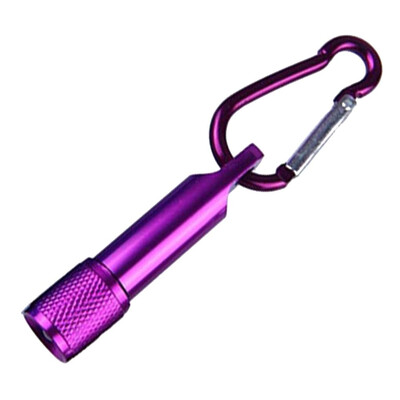 

Mini LED Flashlight Carabiner Mountaineering Buckle Torch Clip Keychain