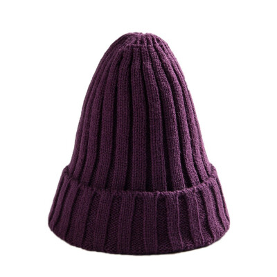 

Cycling Ski Headwear Stretch Knit Hat Beanie Cap Warm Hats Cuffed Plain Winter for Men Women