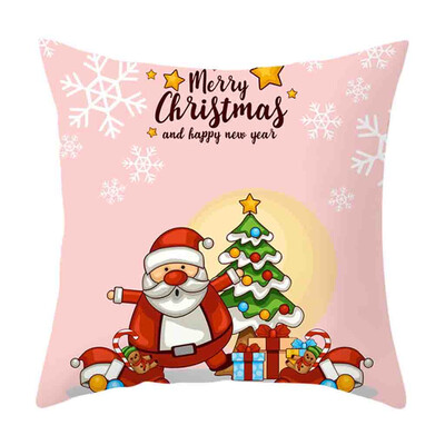 

〖Follure〗Christmas Pillow Cover Decor Pillow Case Sofa Waist Throw Cushion Cover