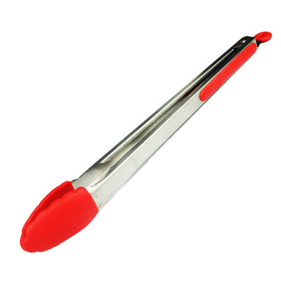 

Stainless Steel Food Tongs Silicone Barbecue Clip Barbecue Tongs Multifunctional Kitchen Food Tongs