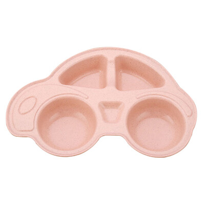 

Cute Cartoon Car Shape Kids Bowl Baby Dish Snack Food Tableware Feeding Dinner Plate