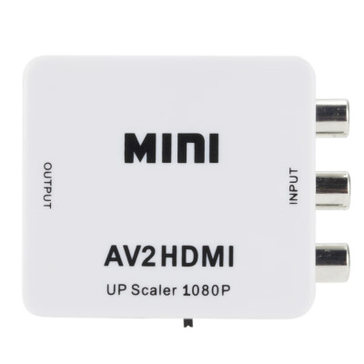 

Mini AV to HDMI Converter Adapter Composite AV2HDMI Converter 1080P HDTV DVD AV to HDMI Converter