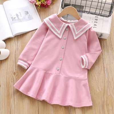 

Girls Dress New Autumn Elegant Dresses Long Sleeves Casual Dress Girl Clothes Fashion Kids Dress