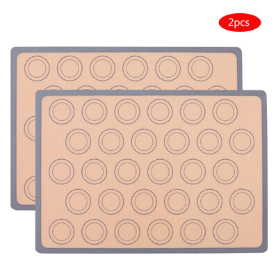 

Toponeto Silicone Macaron Baking Mat-Half sheet silicone liner for baking pans