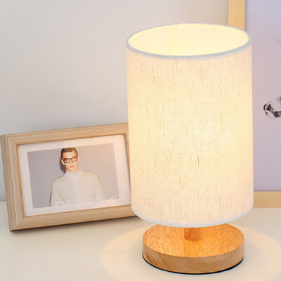 

Siaonvr Bedside Lamp Night Light Warm White Gift Wood Table lamp