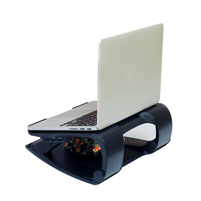 

Coolcold Laptop Adjustable Stand Computer Support Cooling Holder With LED Fan 7 Adjustable Angles