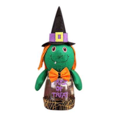 

Halloween Decoration Black Cat Witch Candy Bottle Halloween Decorations Childrens Gifts Home Decoration Accessories Bottle