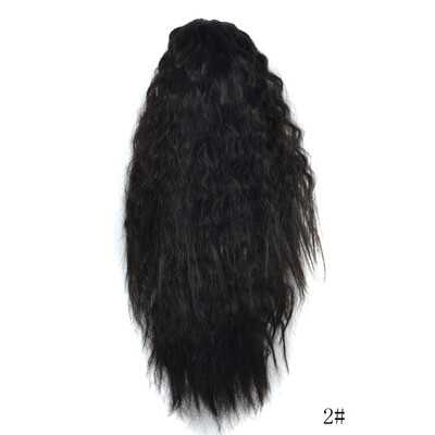 

Gobestart Womens Claw Thick Wavy Curly Short Ponytail Horsetail Clip Hair Extensions