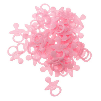 

100pcspack Baby Shower Confetti Table Party Sprinkles Birthday Footprint Pacifier Baby Bib Style Boy Girl Baby Shower Decor