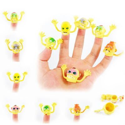 

YIWULA6pcs Animal Finger Puppet Yellow Face Doll Child Baby Early Education Toys Gift
