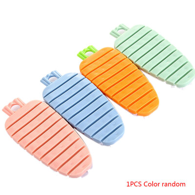 

Carrot Shape Fruit Vegetable Cleaning Brush Plastic Strong Decontamination Potato Ginger Cleaning Tools Random Color