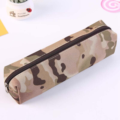 

2Pcs New Camouflage Pen Bag Pencil Case Pouch Stationery Cosmetic Makeup Bag