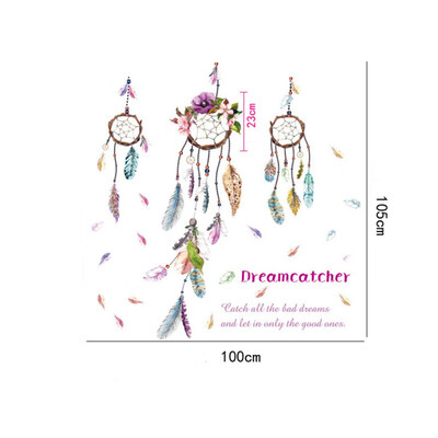 

Dreamcatcher Wall Stickers Lucky Dream Catcher Feathers Wall Sticker Decal Mural Art Decals Home Decor Fashion