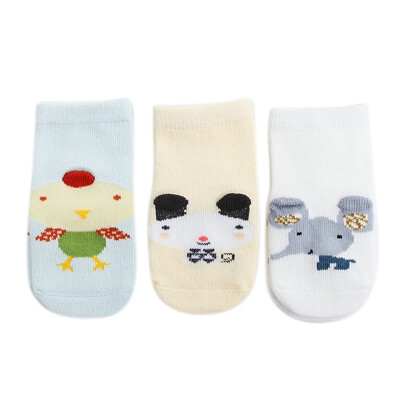 

Newborn Cotton Infant Anti-slip socks 3 pairs Baby socks Autumn floor socks Boys Girls Cute Cartoon Animal Baby Toddler Socks