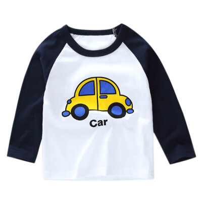 

Cartoon Autumn Shirts Boy Girls Kids Clothing Children T-shirts for Boy Cotton Long Sleeve T Shirts Tops 1-7 Years