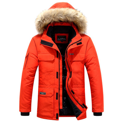 

Gobestart Fashion Mens Autumn Winter WarmCasual Pocket Cotton-Padded Clothes Top Coat