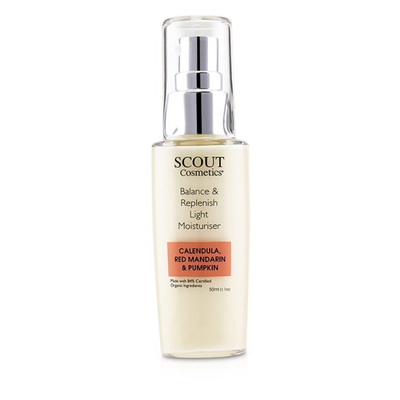 

SCOUT COSMETICS - Balance & Replenish Light Moisturiser with Calendula Red Mandarin & Pumpkin 50ml17oz