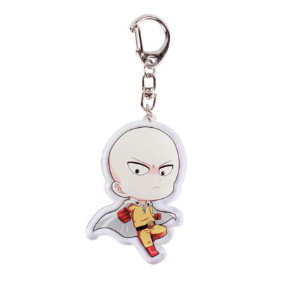 

CAR-TOBBY Anime Peripheral Punch Superman Acrylic Keychain Suiyu Transparent Pendant