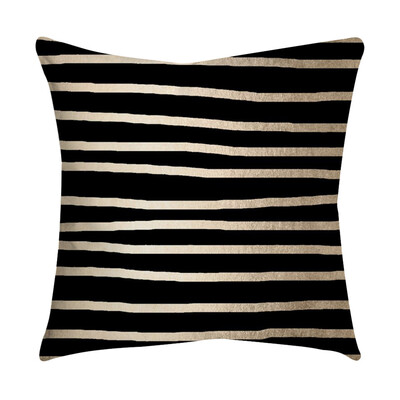 

〖Follure〗Rose Black Gold Cushion Cover Square Pillowcase Home Decoratio