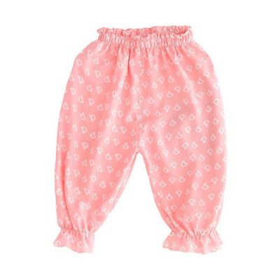 

Baby Clothes Baby Girls Boys Summer Cotton Mosquito Bites Pants Sports Casual Toddler Floral Pattern Trousers Long Pants