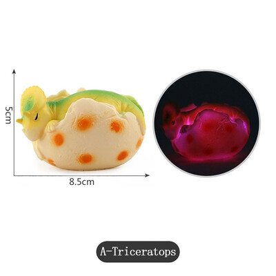 

Siaonvr Novelty Simulation Glowing Dinosaur Egg Light Model Childrens Toys Gifts