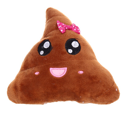 

Emoticon Crown Princess Poop Cushion Pillow Toy Doll Stuffed Soft Plush QQ Expression Poo Shape Toys Home Office Decor